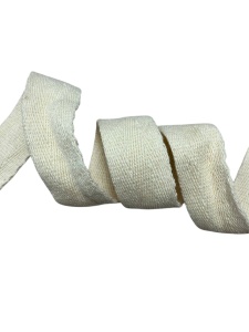 Шнур-лента гроген 80мм цв.сырой(в рул.100м,мешок№114)