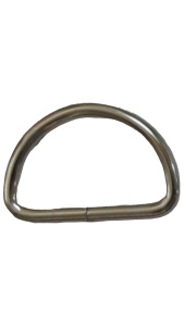 Полукольцо металлическое 5*30мм цв.никель(в упак.500шт)