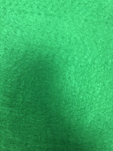 Фетр вышивальный 180г/м 100см цв.зеленый(в рул.100м)