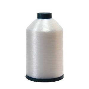 Нить для шитья и бисера 0,15мм 100% полиэстер 5000м цв.белый(в упак.10шт)