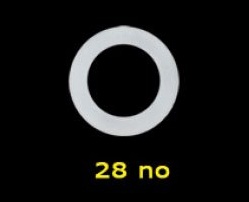 Кольцо пластиковое под люверс №28 15мм(в упак.1000шт)