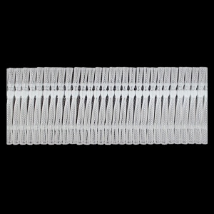 Тесьма шторная №060 buzgulu 60мм цв.прозрачный(в рул.50м)