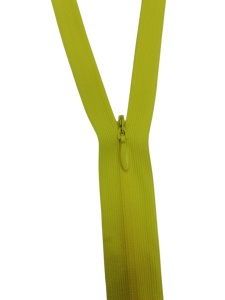 110 Молния потайная Т3 20см цв.желтый(в упак.100шт)ZIP