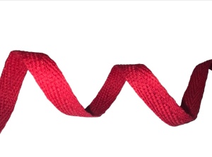 Киперная лента 10мм цв.148 красный(в рул.200м)