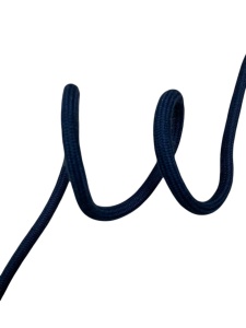 Шнур круглый хлопковый 08мм цв.т.синий(в рул100м,мешок №16,22)