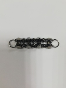 12R Пряжка декоративная цв.ч.никель(в упак.10шт)