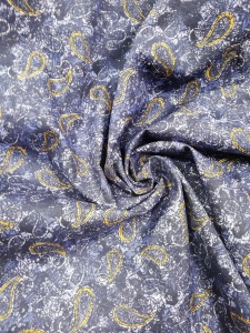 92240 Ткань хлопок сатин с принтом 100% хлопок 150см цв.фиолетовый(в рул.54м)