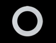 Кольцо пластиковое под кнопок №54 12,5мм(в упак.5000шт)