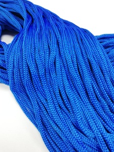 213 Шнур круглый полиэфирный 5мм цв.василек(в рул.100м)