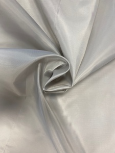 1307(16-0000) Ткань подкладочная однотонная 210Т 100% полиэстер цв.серый(в рул.100м)