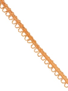 10-22 Тесьма сутажная цв.коричневый(в упак.27м)