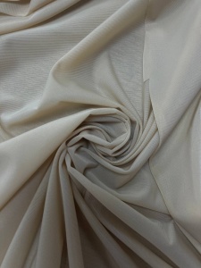 YA5053 Ткань бифлекс 100г/м 80% полиамид 30% эластан 140см цв.бежевый(в рул.189м)