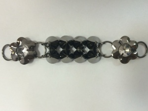 14R Пряжка декоративная цв.ч.никель(в упак.10шт)