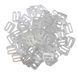 Крючок бельевой пластиковый 06мм цв.прозрачный(в упак.2000шт)