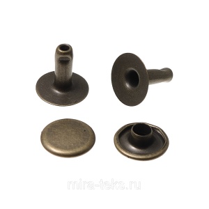 Хольнитены стальные 7*7мм цв.антик(в упак.2000шт)