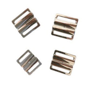 Застежки бельевые для купальников металлические 10мм цв.никель(в упак.1000шт)