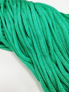 260 Шнур круглый полиэфирный 4мм цв.св.зеленый(в рул.100м)